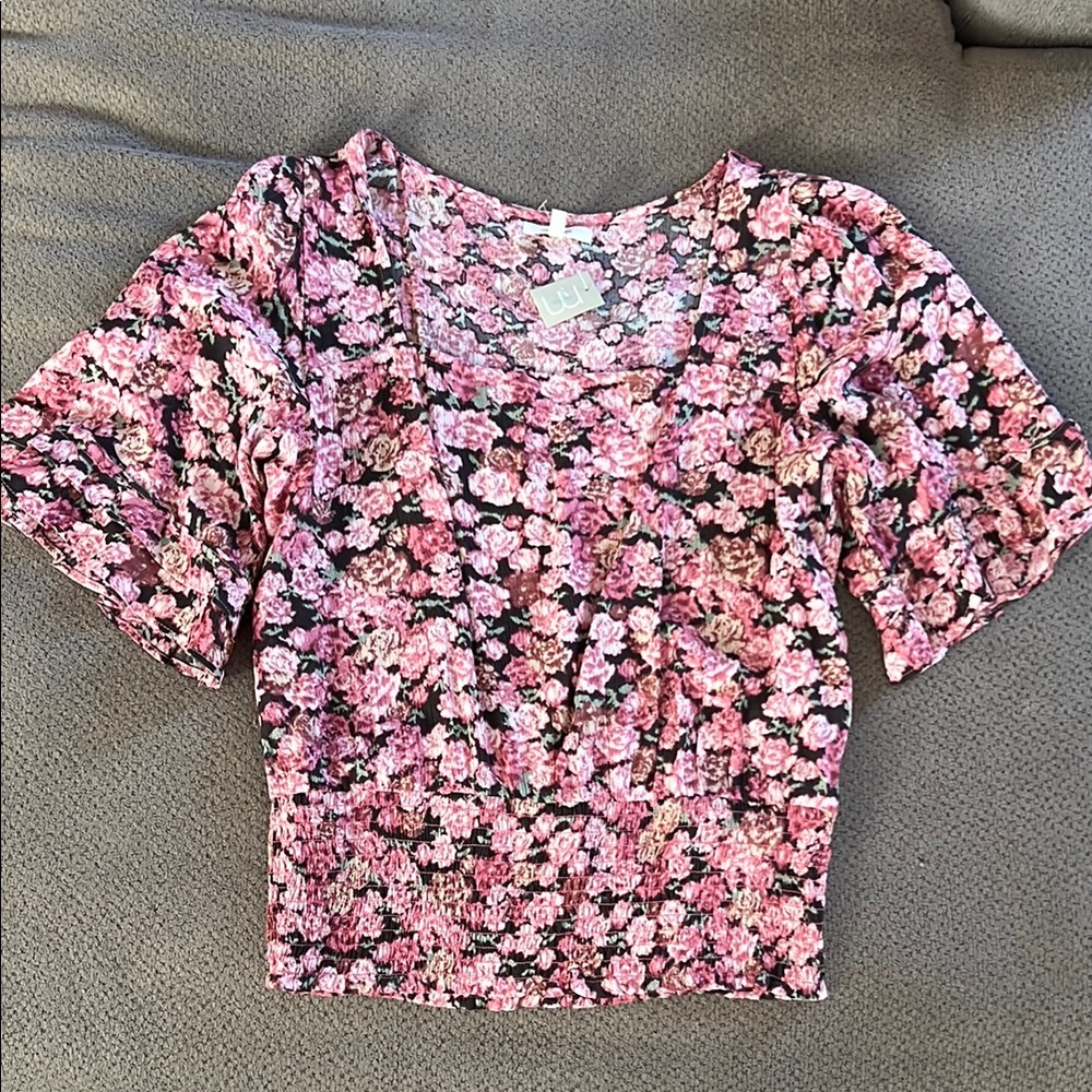 Floral Pink Women's Top
